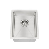 Kitchen Sink Single Bowl 380 x 440 - Brushed Nickel