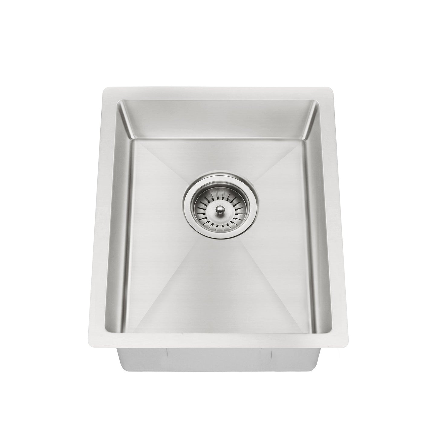 Kitchen Sink Single Bowl 380 x 440 - Brushed Nickel