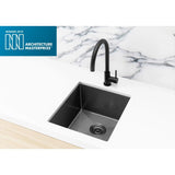 Kitchen Sink Single Bowl 380 x 440 - front view by Meir (17 of 21)