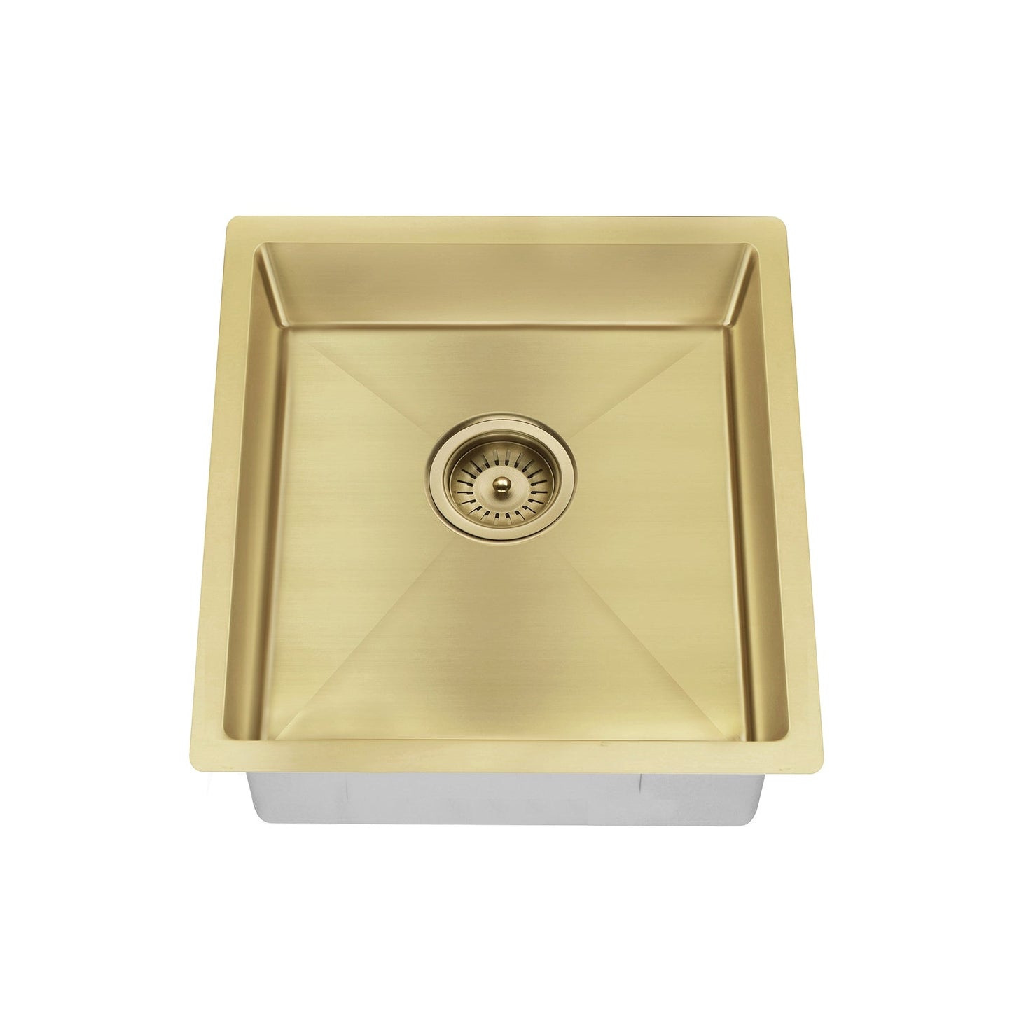 Kitchen Sink Single Bowl 450 x 450 - Tiger Bronze