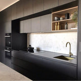 Kitchen Sink Single Bowl 450 x 450 - side profile view