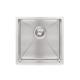 Kitchen Sink Single Bowl 450 x 450 - Brushed Nickel