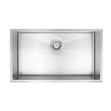 Kitchen Sink Single Bowl 760 x 440 - Brushed Nickel