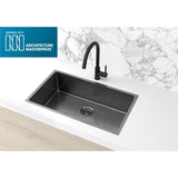 Kitchen Sink Single Bowl 760 x 440 - finish and profile close-up