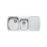 Monet 1 & 3/4 Bowl Topmount Sink with Drainer