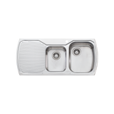 Monet 1 & 3/4 Bowl Topmount Sink with Drainer