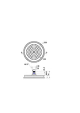 Montpellier Shower Head - Matte Black