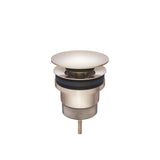 Universal all-in-one Pop Up Waste Basin & Bath in Polished Chrome - close-up detail view