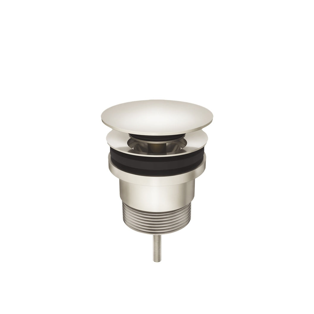 Universal all-in-one Pop Up Waste Basin & Bath - Brushed Nickel