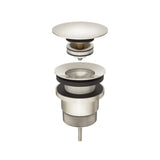 Universal all-in-one Pop Up Waste Basin & Bath - Brushed Nickel