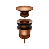 Universal all-in-one Pop Up Waste Basin & Bath - Lustre Bronze