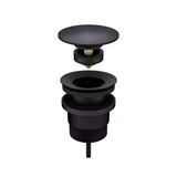 Universal all-in-one Pop Up Waste Basin & Bath - Matte Black