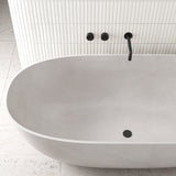 Universal all-in-one Pop Up Waste Basin & Bath - Matte Black