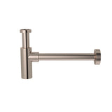 Round bottle trap for 32mm basin waste and 32mm waste pipe with 40mm adapter - Champagne