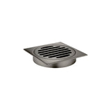 Square Floor Grate Shower Drain 100mm outlet - Shadow