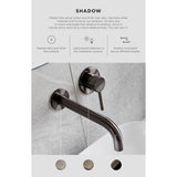 Square Floor Grate Shower Drain 100mm outlet - Shadow