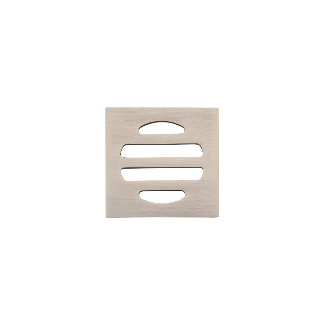 Square Floor Grate Shower Drain 50mm outlet - Champagne