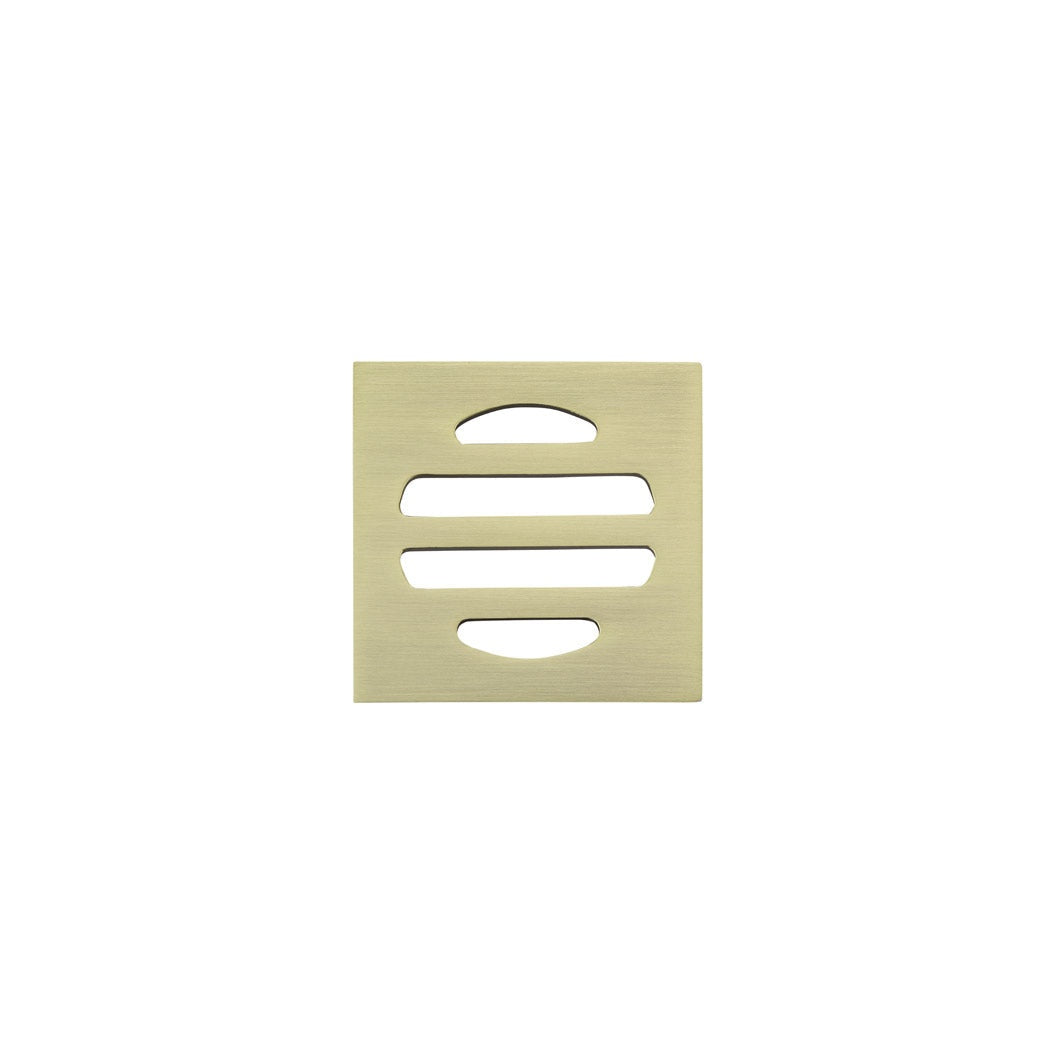 Square Floor Grate Shower Drain 50mm outlet - Tiger Bronze