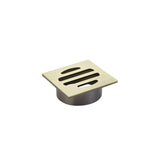 Square Floor Grate Shower Drain 50mm outlet - Tiger Bronze