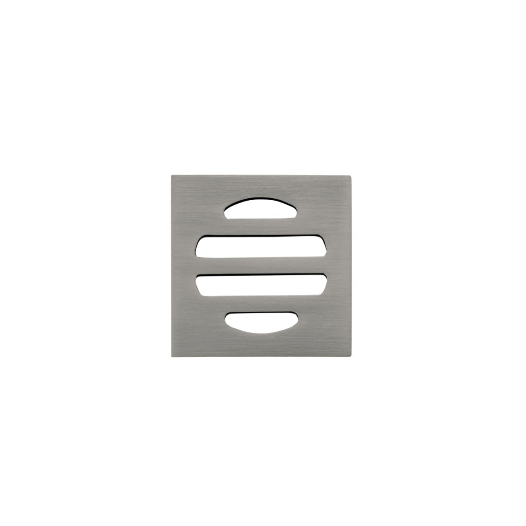 Square Floor Grate Shower Drain 50mm outlet - Shadow