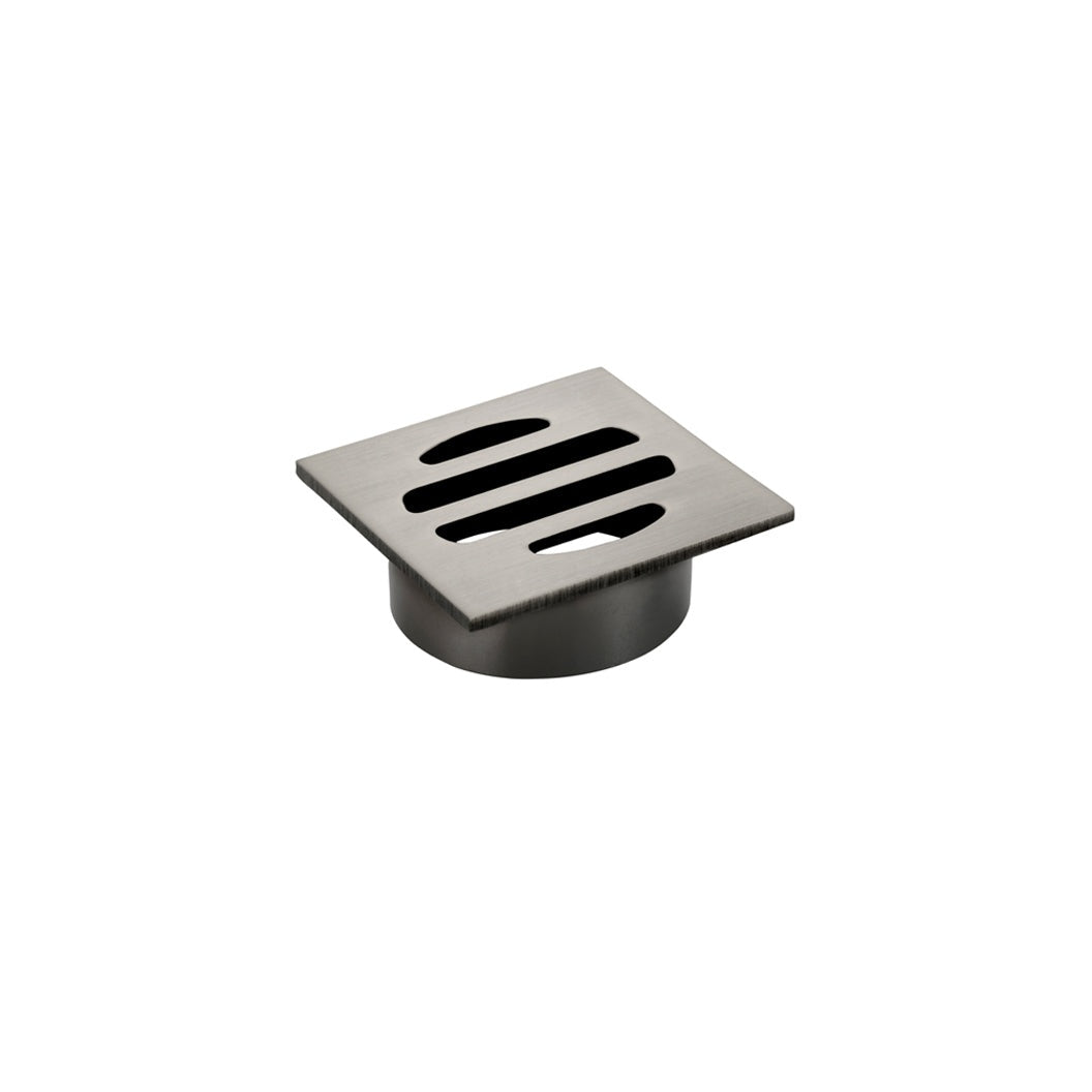 Square Floor Grate Shower Drain 50mm outlet - Shadow