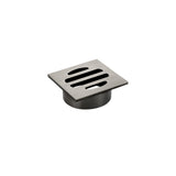Square Floor Grate Shower Drain 50mm outlet - Shadow