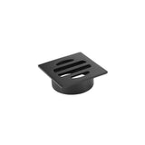 Square Floor Grate Shower Drain 50mm outlet - Matte Black