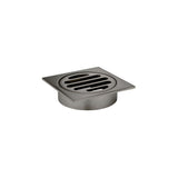 Square Floor Grate Shower Drain 80mm outlet - Shadow