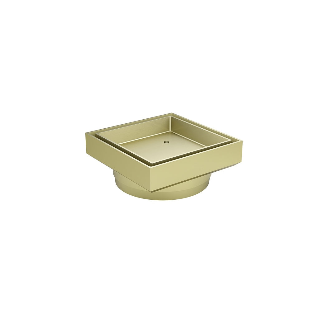 Shower Waste with Tile Insert - Tiger Bronze