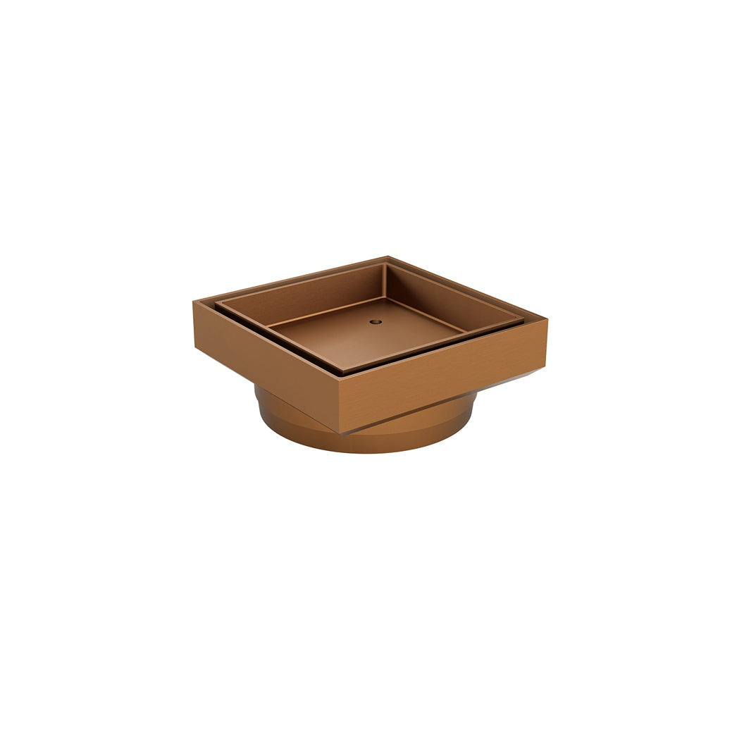 Shower Waste with Tile Insert - Lustre Bronze