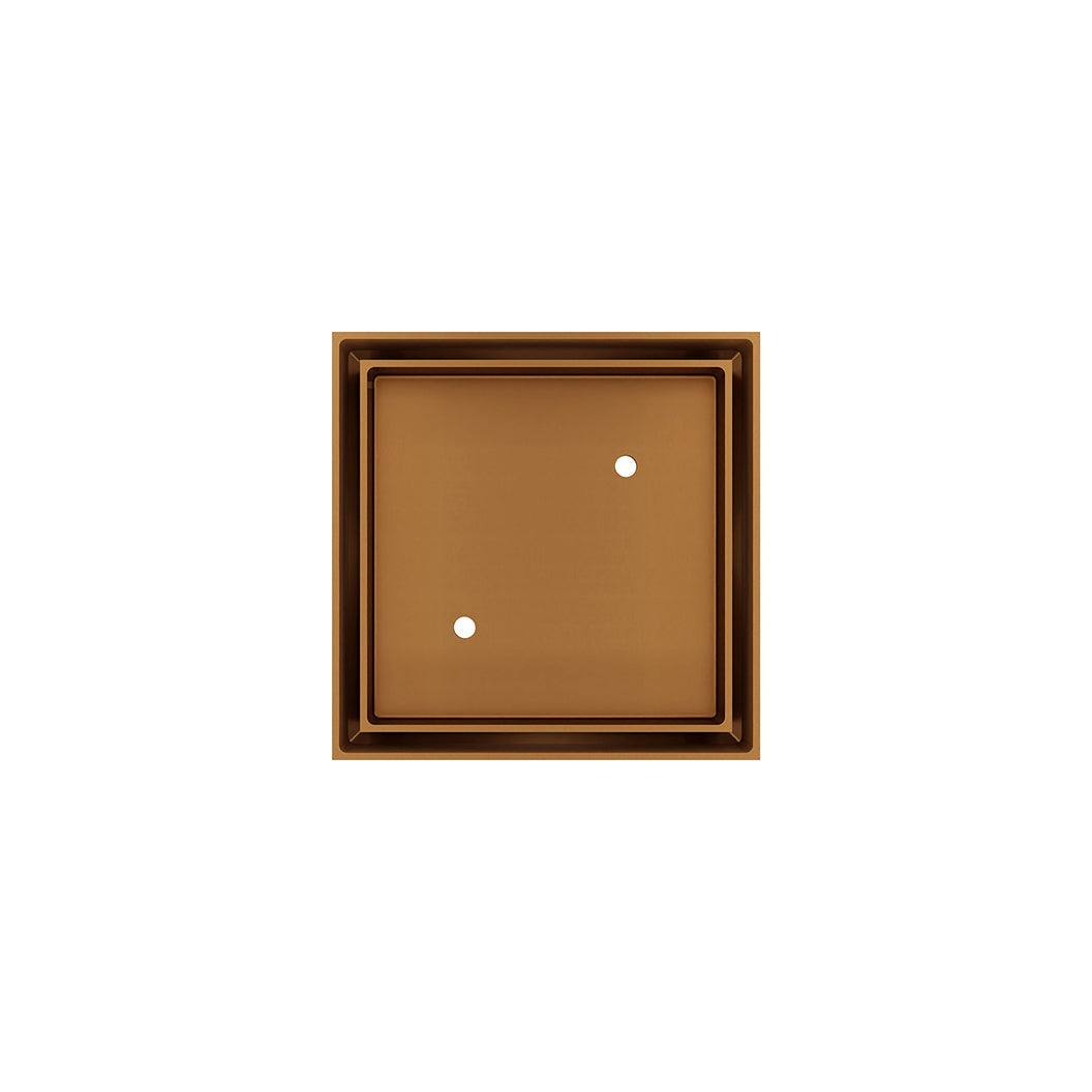 Shower Waste with Tile Insert in Tiger Bronze - alternative product view