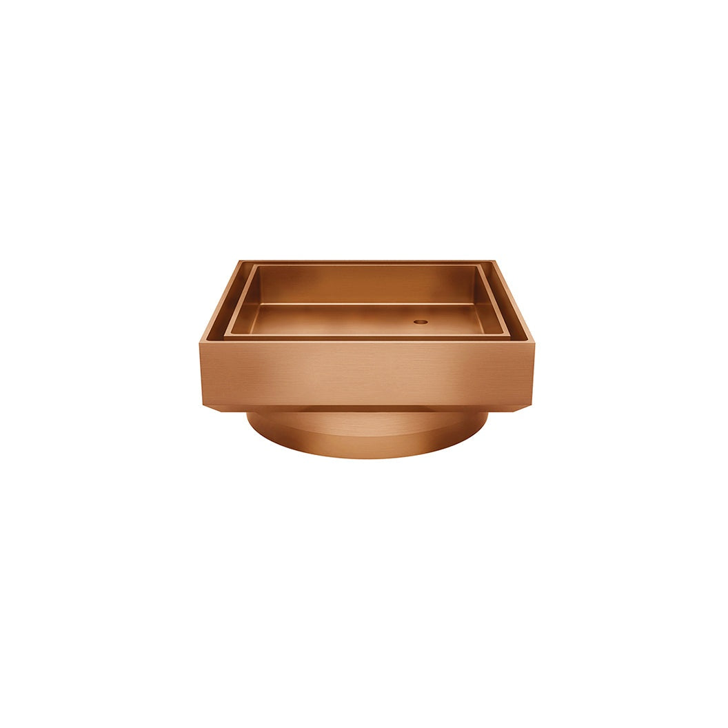 Shower Waste with Tile Insert - Lustre Bronze