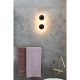 Round Double Towel Rail 600mm - Tiger Bronze