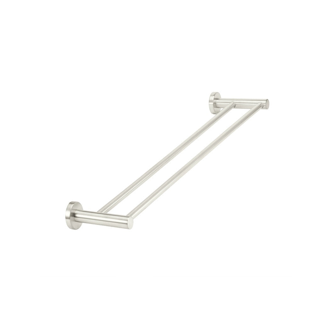 Round Double Towel Rail 600mm