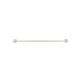 Round Double Towel Rail 600mm - Brushed Nickel