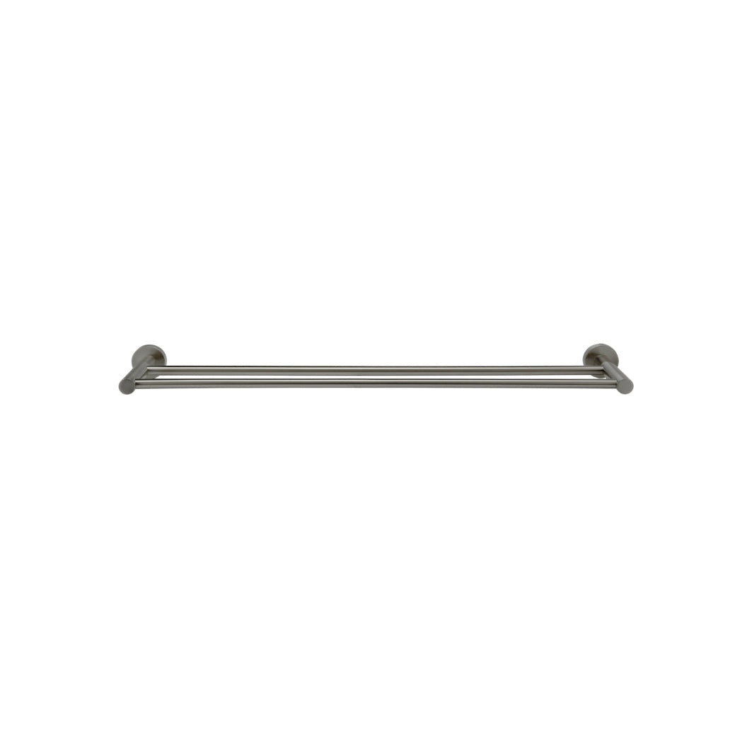 Round Double Towel Rail 600mm - Shadow