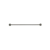 Round Double Towel Rail 600mm - angled product view (34 of 34)
