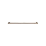 Round Double Towel Rail 900mm in Polished Chrome - angled product view