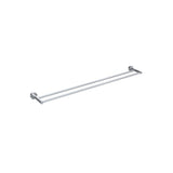 Round Double Towel Rail 900mm - Polished Chrome