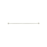 Round Double Towel Rail 900mm - Brushed Nickel