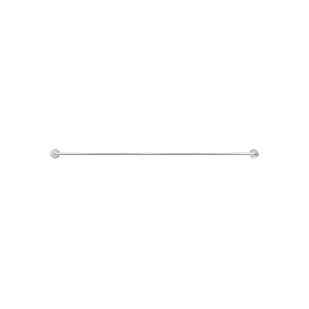 Round Double Towel Rail 900mm - Brushed Nickel