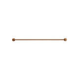Round Double Towel Rail 900mm - Lustre Bronze