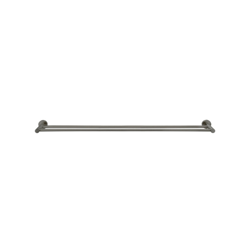 Round Double Towel Rail 900mm - Shadow