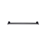 Round Double Towel Rail 900mm - Matte Black