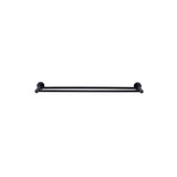 Round Double Towel Rail 600mm - Matte Black