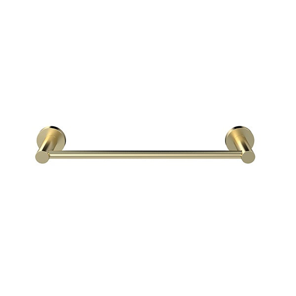 Round Single Towel Rail 300mm - Tiger Bronze