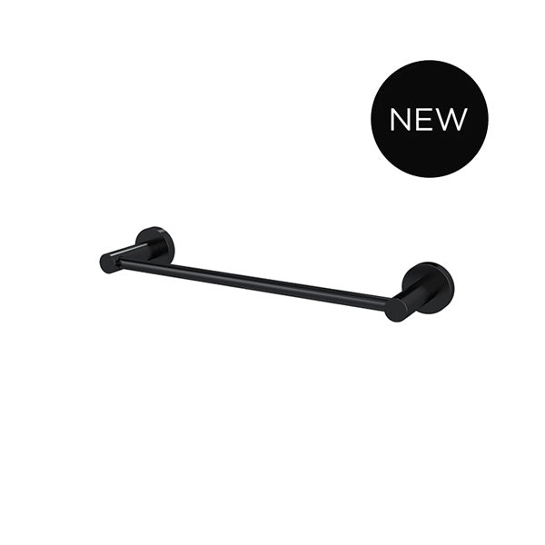 Round Single Towel Rail 300mm