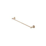 Round Single Towel Rail 600mm - Champagne