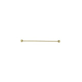 Round Single Towel Rail 600mm - full product view, bathroom accessory (16 of 36)