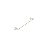 Round Single Towel Rail 600mm